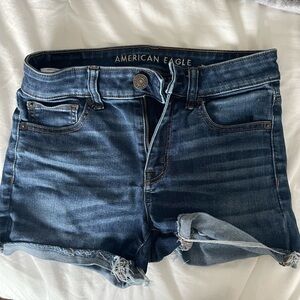 American Eagle Outfitters Dark Blue Jean Shorts
